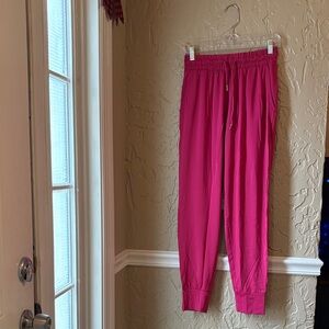 Vibrant Pink Jogger Pants